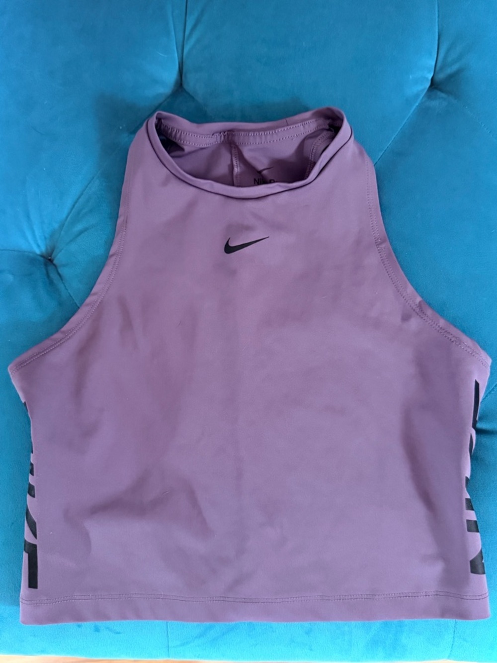Nike Purple Tank Top with Black Logo